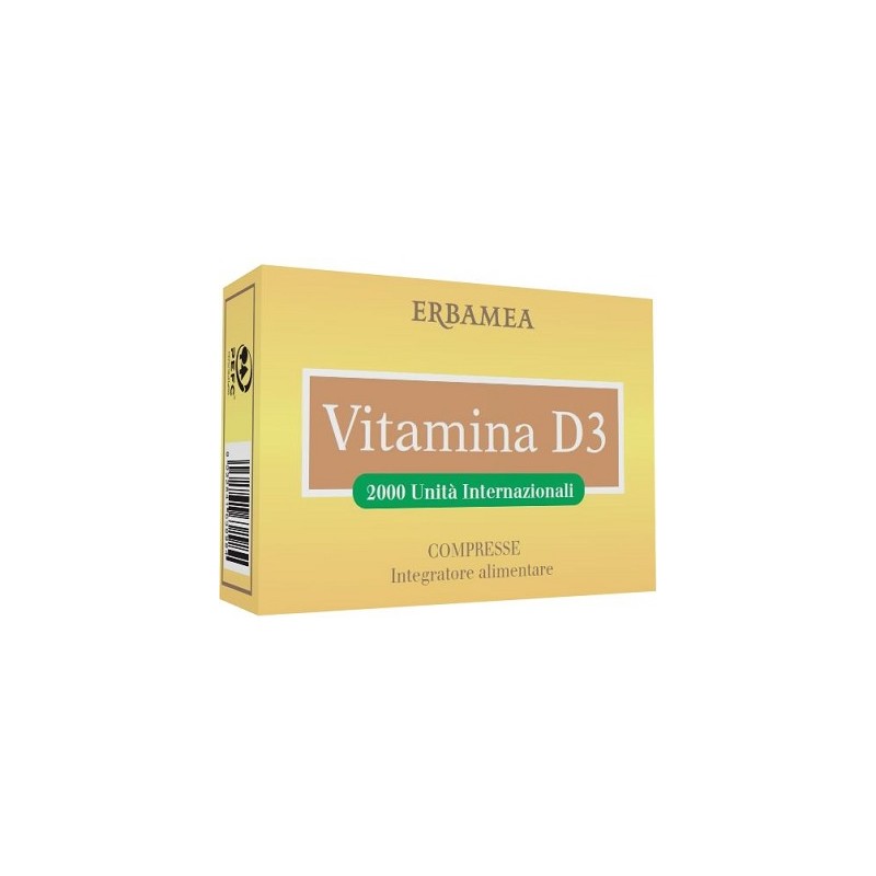 Erbamea Vitamina D3 90 Compresse - Integratori per difese immunitarie - 934729512 - Erbamea - € 5,65
