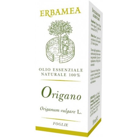 Erbamea Origano Olio Essenziale 10 Ml - Integratori per apparato respiratorio - 971270160 - Erbamea - € 9,74