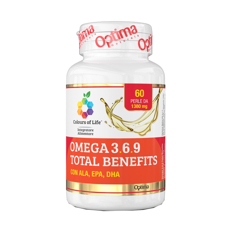 Optima Naturals Omega 369 60 Capsule Colours Of Life - Integratori multivitaminici - 950000051 - Optima Naturals - € 21,19