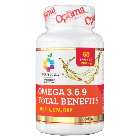 Optima Naturals Omega 369 60 Capsule Colours Of Life - Integratori multivitaminici - 950000051 - Optima Naturals - € 21,19