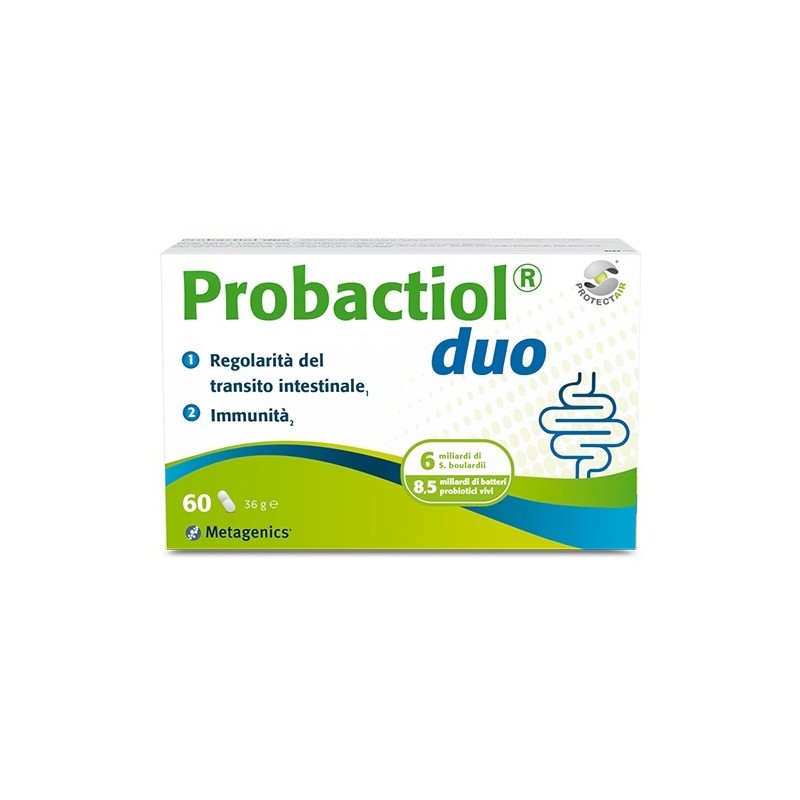 Metagenics Belgium Bvba Probactiol Duo 60 Capsule - Integratori di fermenti lattici - 987674544 - Metagenics - € 40,65