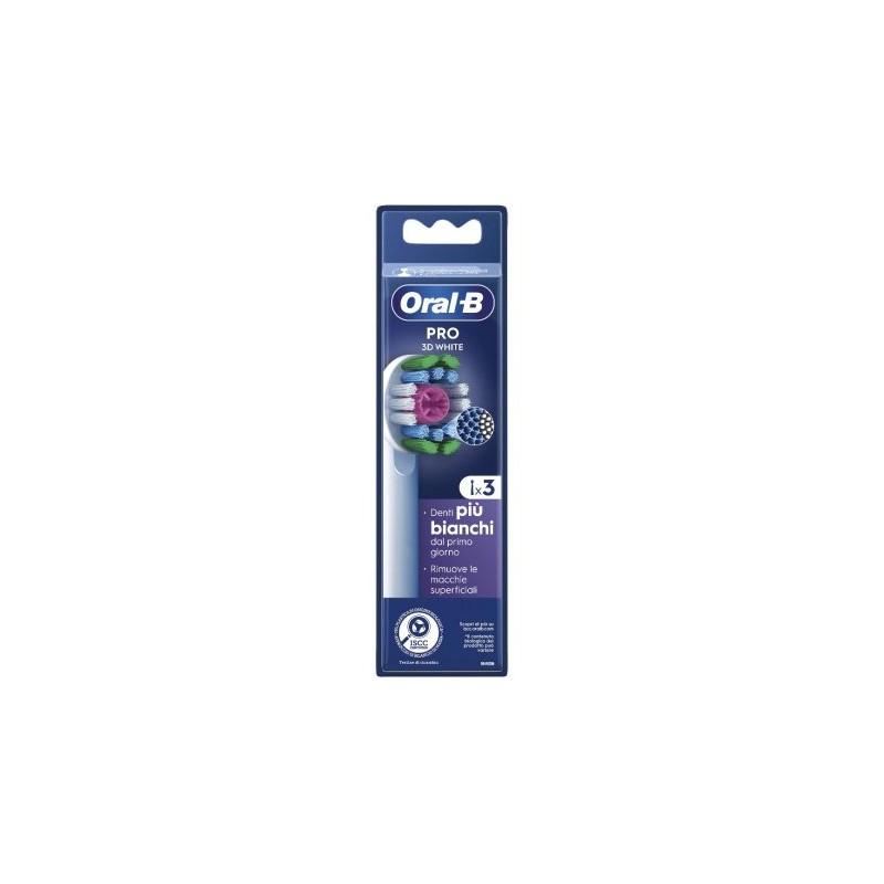 Oral-B 3D White Refill EB18-3 Testine di Ricambio 3 Pezzi - Spazzolini elettrici e idropulsori - 986738805 - Oral-B - € 17,70
