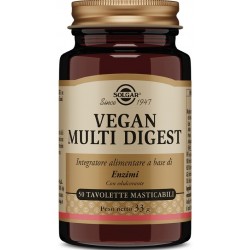 Solgar It. Multinutrient Vegan Multi Digest 50 Tavolette Masticabili - Integratori per apparato digerente - 944748312 - Solga...