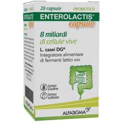 Alfasigma Enterolactis 20 Capsule 300 Mg - Integratori di fermenti lattici - 986496646 - Enterolactis - € 15,03