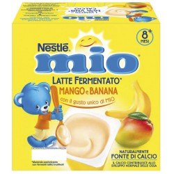 Nestle' Italiana Mio Merenda Latte Fermentato Mango E Banana 4 Pezzi Da 100 G - Alimentazione e integratori - 947413961 - Nes...