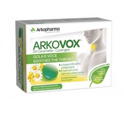 Arkofarm Arkovox Menta/eucalipto 24 Caramelle - Prodotti fitoterapici per raffreddore, tosse e mal di gola - 903146090 - Arko...