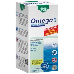 Esi Omega 3 Extra Pure 120 + 60 Perle Offerta - Integratori per il cuore e colesterolo - 983778313 - Esi - € 38,29