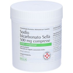 Sella Sodio Bicarbonato 500 Mg 1000 Compresse - Farmaci per bruciore e acidità di stomaco - 029816028 - Sella - € 32,08