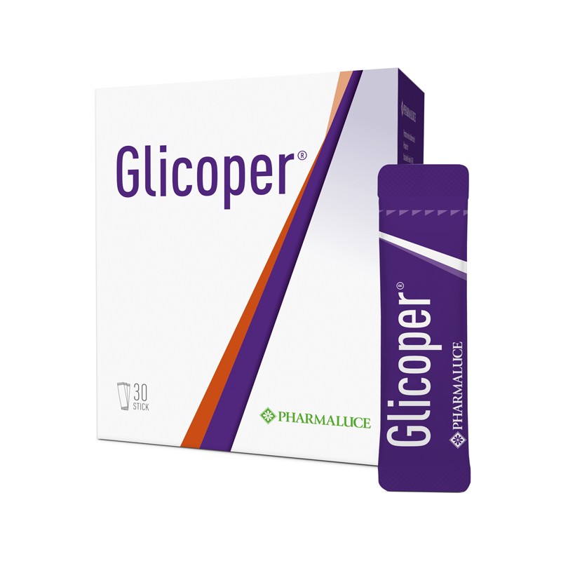 Glicoper per il Controllo della Glicemia 30 Stick - Integratori per dimagrire ed accelerare metabolismo - 946431564 - Pharmal...