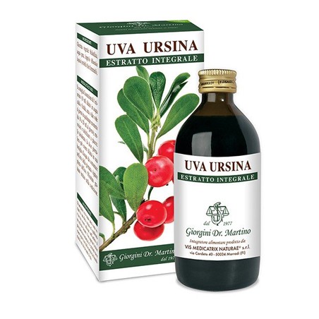 Dr. Giorgini Ser-vis Uva Ursina Estratto Integrale 200 Ml - Integratori per apparato uro-genitale e ginecologico - 970684104 ...