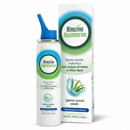 Rinazina Aquamarina Spray Nasale Isotonico Forte 100 Ml Rinazina - 1 Rinazina Aquamarina Spray Nasale Isotonico Forte 100 Ml Rinazina - 1