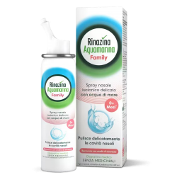 Rinazina Aquamarina Family Spray Isotonico 100 Ml - Prodotti per la cura e igiene del naso - 986701377 - Rinazina - € 10,26