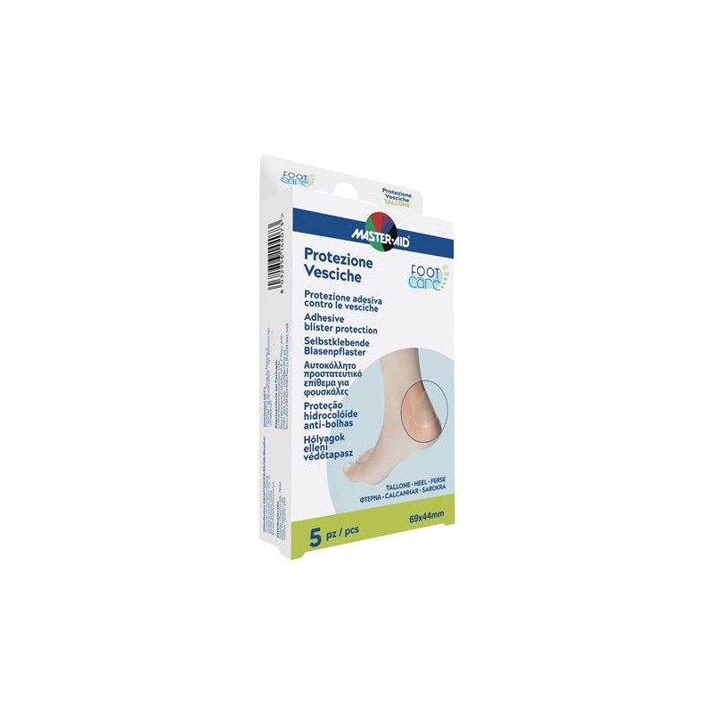 Pietrasanta Pharma Idrocolloide Master-aid Footcare Vesciche Tallone 69x44 Mm 5 Pezzi A1 - Trattamenti idratanti e nutrienti ...