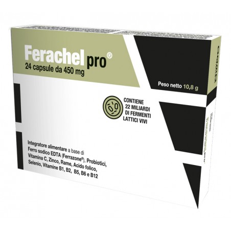 Aqma Italia Ferachel Pro 24 Capsule Aqma Italia - 1 Aqma Italia Ferachel Pro 24 Capsule Aqma Italia - 1