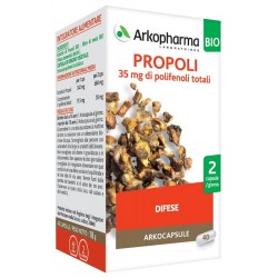Arkofarm Arkopharma Propoli Bio 40 Capsule - Integratori per difese immunitarie - 976864355 - Arkofarm - € 11,45