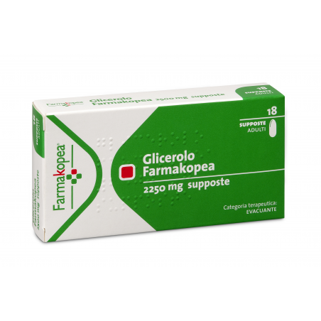 Glicerolo Farmakopea Adulti 2250 Mg Supposte - Farmaci per stitichezza e lassativi - 031141031 - Farmakopea - € 2,06