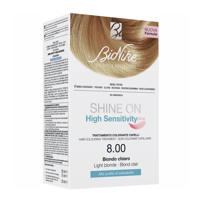Bionike Shine On High Sensitivity Plus Biondo Chiaro 8,00 - Tinte e colorazioni per capelli - 984569855 - BioNike - € 15,51