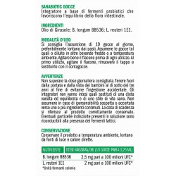 Sanabiotic Integratore di Fermenti Probiotici 8 Ml Farmadea - 3