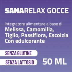 Sanarelax Gocce Rilassanti e Antistress 50 Ml - Integratori per umore, anti stress e sonno - 987665953 - Farmadea - € 7,90