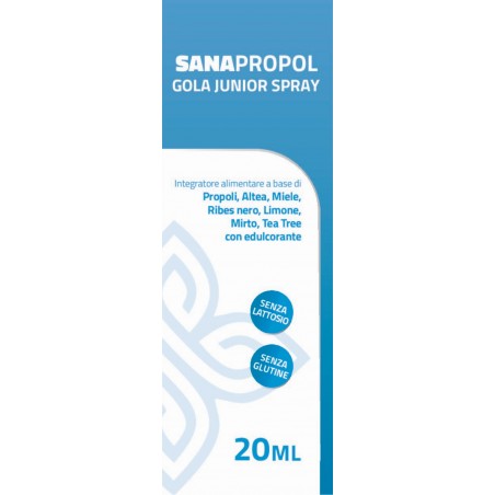 Sanapropol Junior Spray per Mal di Gola 20 Ml - Integratori per mal di gola - 987667425 - Farmadea - € 6,90