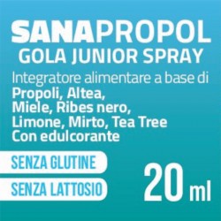 Sanapropol Junior Spray per Mal di Gola 20 Ml - Integratori per mal di gola - 987667425 - Farmadea - € 6,90