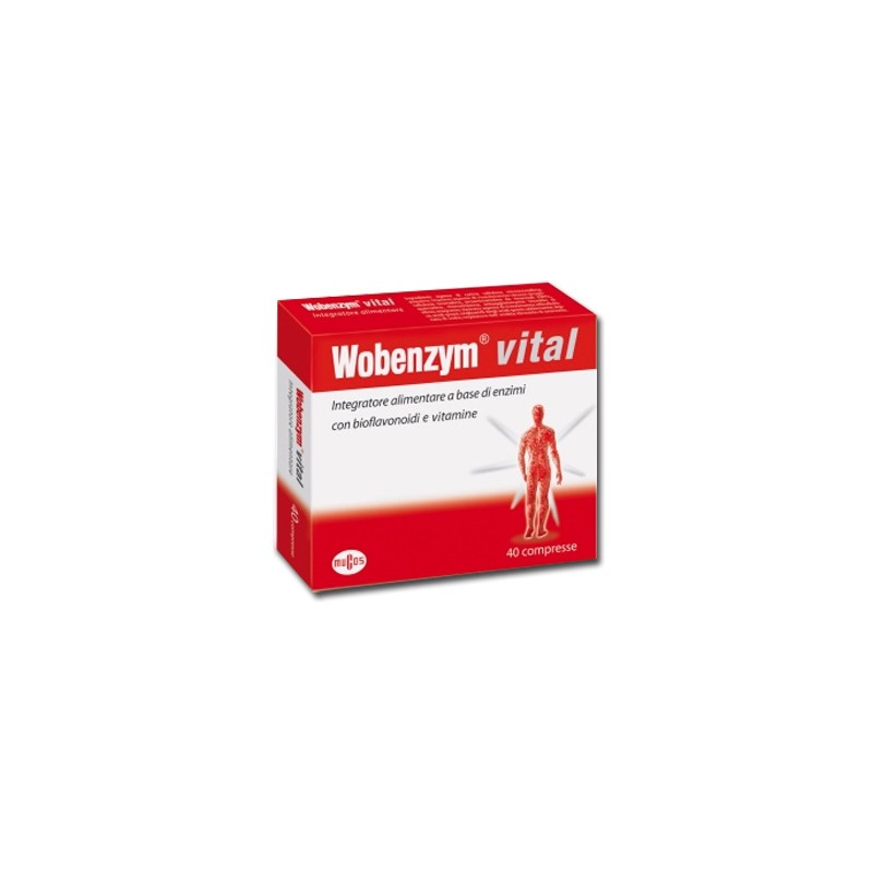 Nestle' It. Wobenzym Vital 40 Compresse - Integratori per difese immunitarie - 931972792 - Nestle' It. - € 19,71