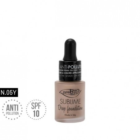 PuroBio Sublime Drop Foundation Fondotinta Fluido 05Y 19 G - Fondotinte e creme colorate - 943575062 - PuroBio - € 11,13