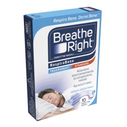 Cerotti Nasali Breathe Right Trasparenti 10 Pezzi - Medicazioni - 985832738 - Breathe Right - € 10,50