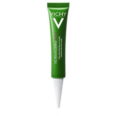 Vichy Normaderm S.O.S Pasta Allo Zolfo Trattamento Brufoli 20 ML - Trattamenti per pelle impura e a tendenza acneica - 979946...