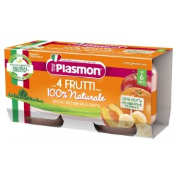 Plasmon Omogeneizzato 4 Frutti 2 X 80 G - Omogeneizzati e liofilizzati - 944800313 - Plasmon - € 1,79