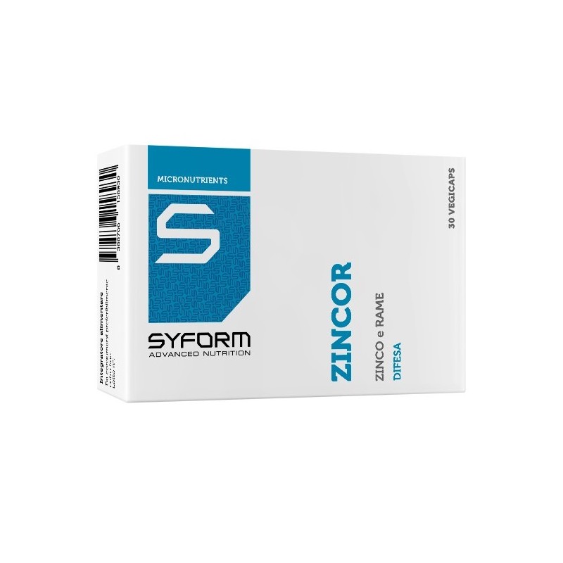 Syform Zincor 30 Capsule - Integratori multivitaminici - 903956213 - Syform - € 10,99