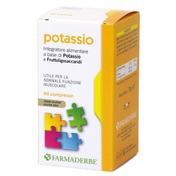 Farmaderbe Potassio 60 Compresse - Integratori multivitaminici - 935905719 - Farmaderbe - € 10,58