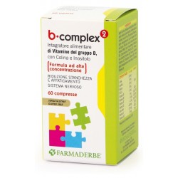 Farmaderbe B Complex 60 Compresse Farmaderbe - 1