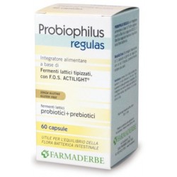Farmaderbe Probiophilus Regulas 60 Capsule - Integratori di fermenti lattici - 938689700 - Farmaderbe - € 18,04