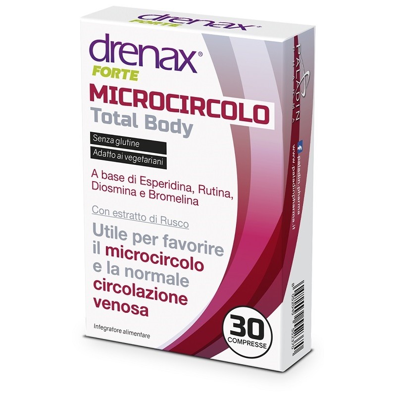 Paladin Pharma Drenax Forte Microcircolo Total Body 30 Compresse - Circolazione e pressione sanguigna - 981966361 - Paladin P...