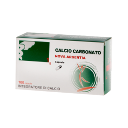 Nova Argentia Ind. Farm Nova Calcio Carbonato 1 G 100 Capsule Nova Argentia - 1