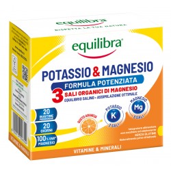Equilibra Potassio & Magnesio 3 20 Bustine - Integratori multivitaminici - 986147116 - Equilibra - € 11,77