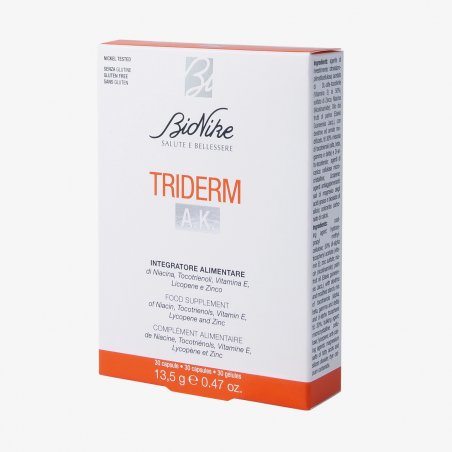 Bionike Triderm AK Integratore per la Pelle 30 Capsule BioNike - 1 Bionike Triderm AK Integratore per la Pelle 30 Capsule BioNike - 1