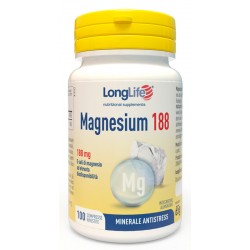Longlife Magnesium 188 100 Compresse - Integratori multivitaminici - 901289367 - Longlife - € 15,96
