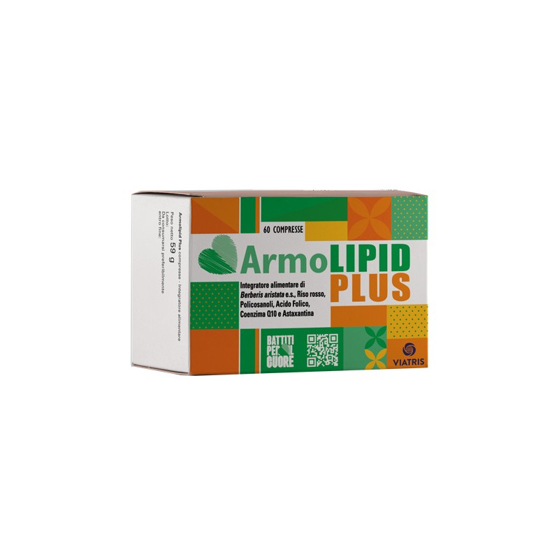Meda Pharma Armolipid Plus 60 Compresse Edizione Limitata Battiti Per Il Cuore - Integratori per il cuore e colesterolo - 944...
