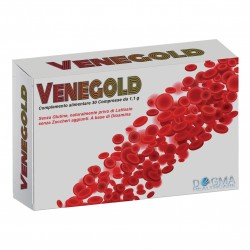 Venegold Integratore per la Salute Venosa 30 Compresse - Integratori per circolazione e microcircolo - 981432560 - Dogma Heal...