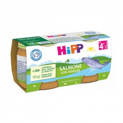 HIPP OMOGENEIZZATO SALMONE/VERDURE 4X80 G - Alimentazione e integratori - 977464623 - Hipp - € 6,09