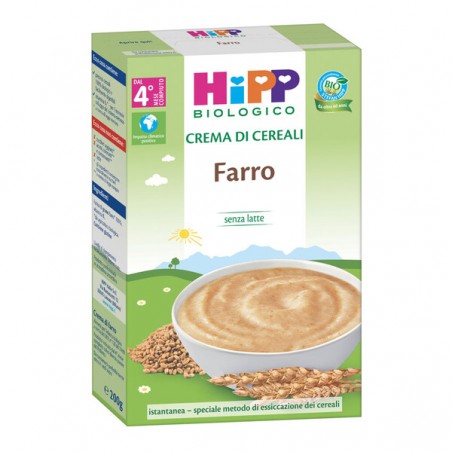 HIPP BIO CREMA CEREALI FARRO 200 G - Alimentazione e integratori - 984462150 - Hipp - € 3,77