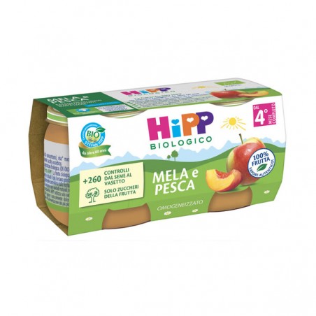 HIPP BIO OMOGENEIZZATO MELA/PESCA 2 X 80 G Hipp - 1 HIPP BIO OMOGENEIZZATO MELA/PESCA 2 X 80 G Hipp - 1