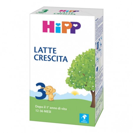 Hipp 3 Latte Crescita in Polvere 12-36 Mesi 500 G - Latte in polvere e liquido per neonati - 980483123 - Hipp - € 12,18
