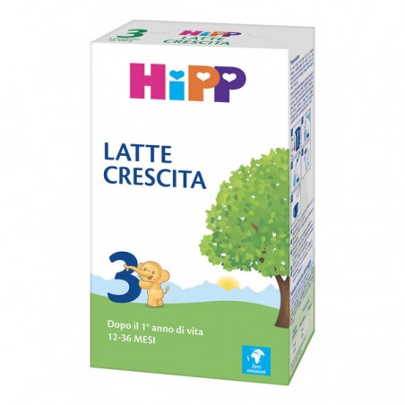 Hipp 3 Latte Crescita in Polvere 12-36 Mesi 500 G - Latte in polvere e liquido per neonati - 980483123 - Hipp - € 12,28