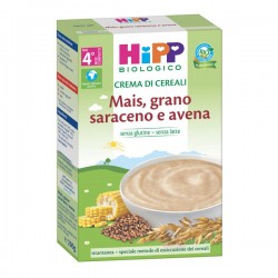 HIPP BIO CREMA CEREALI MAIS/GRANO SARACENO/AVENA 200 G - Alimentazione e integratori - 984462174 - Hipp - € 4,39