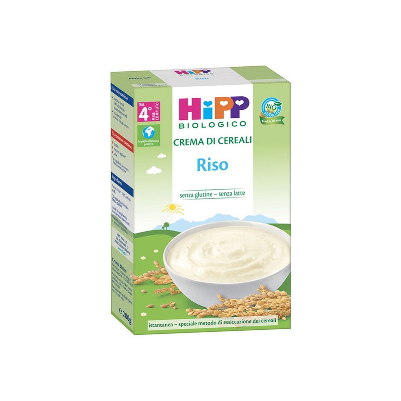 HIPP BIO CREMA CEREALI RISO 200 G - Alimentazione e integratori - 984462061 - Hipp - € 3,77