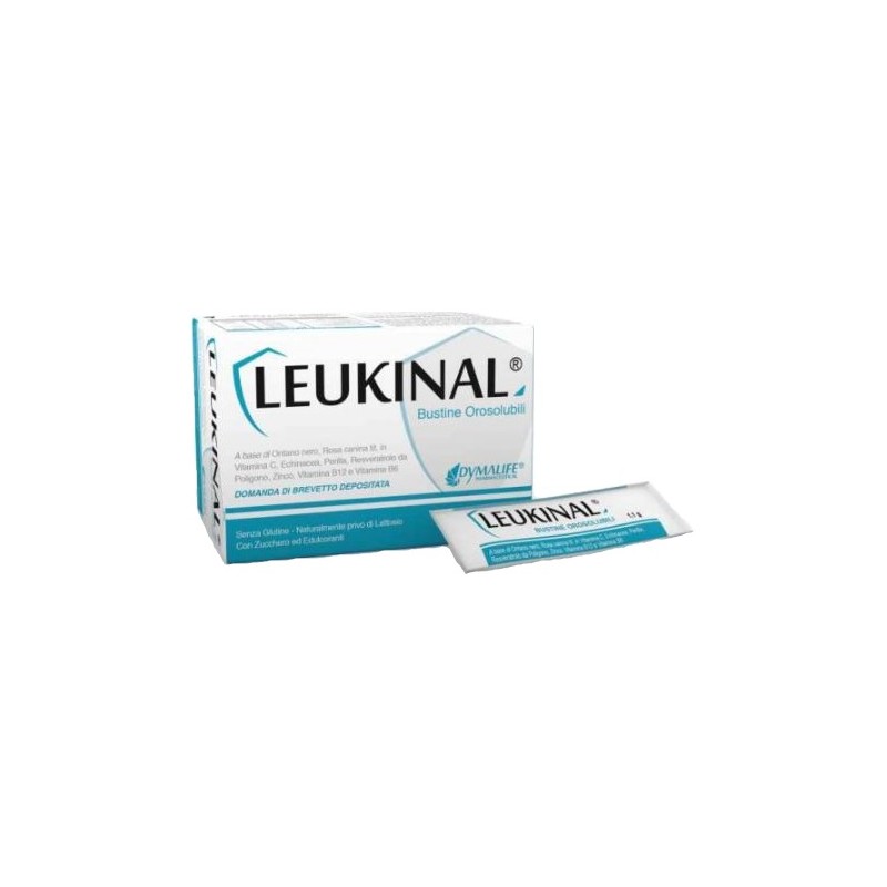 Dymalife Pharmaceutical Leukinal 16 Bustine Orosolubili - Integratori per difese immunitarie - 943368441 - Dymalife Pharmaceu...