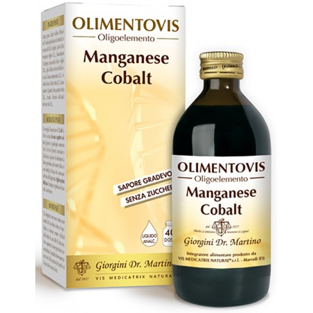 Dr. Giorgini Ser-vis Olimentovis Oligoelemento Manganese Cobalt Liquido Analcolico Senza Zuccheri 200 Ml 40 Dosi - Integrator...